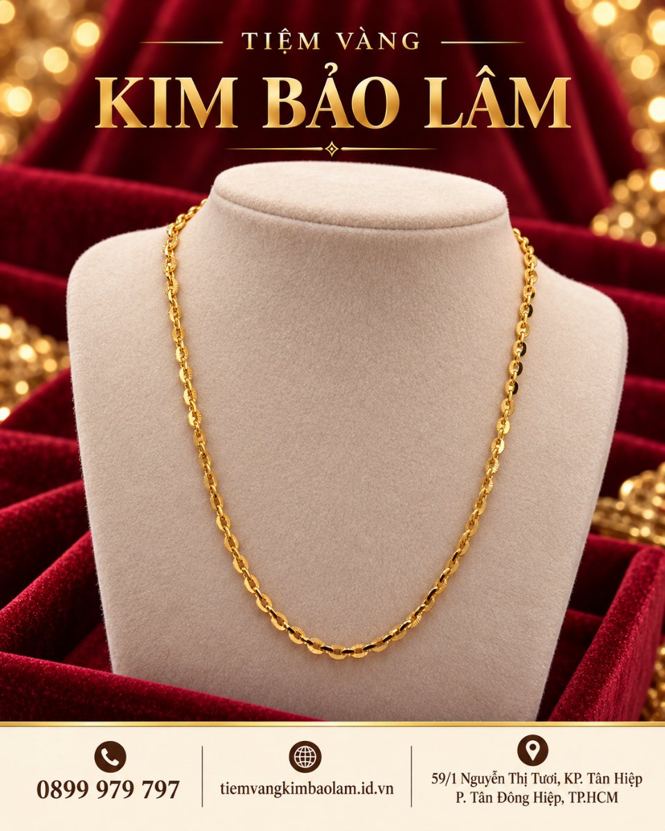 Dây Chuyền Mắt Dẹt Soi Sáng